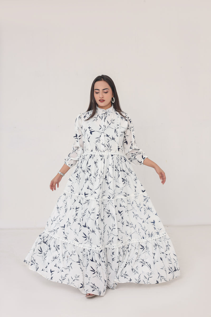 Audra floral printed dress