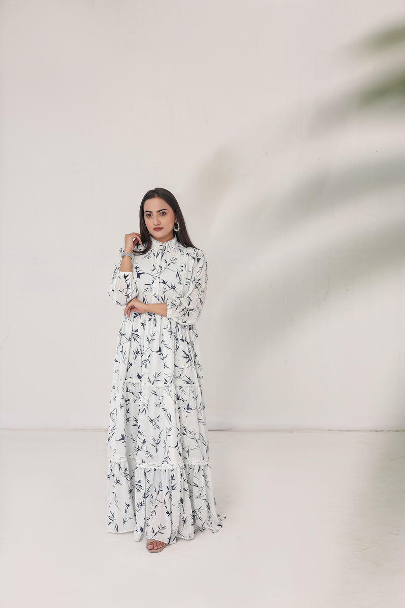 Audra floral printed dress