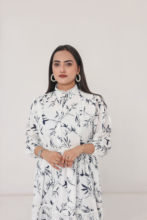 Audra floral printed dress