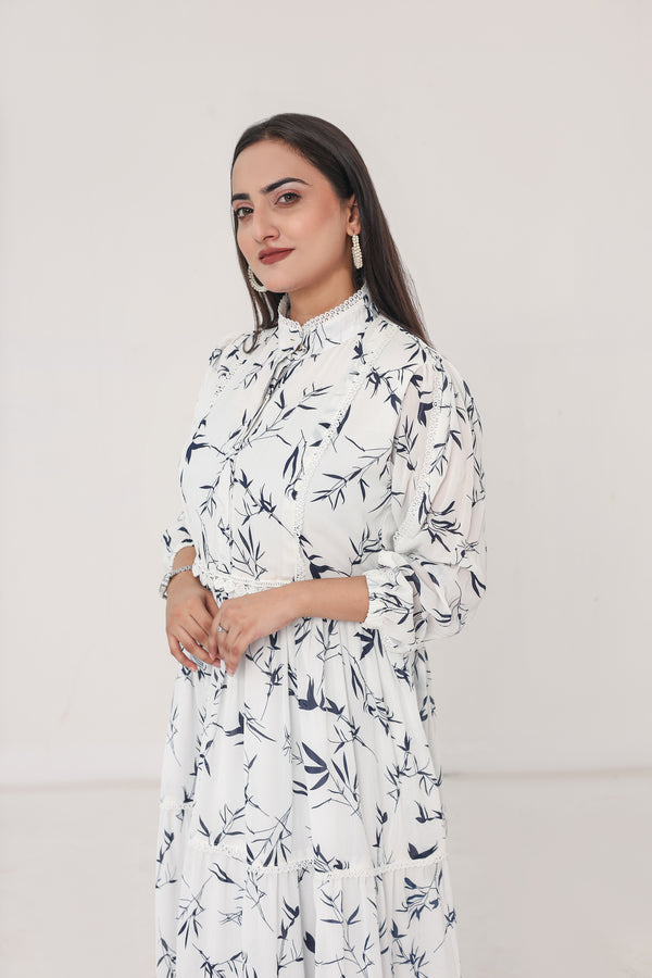 Audra floral printed dress
